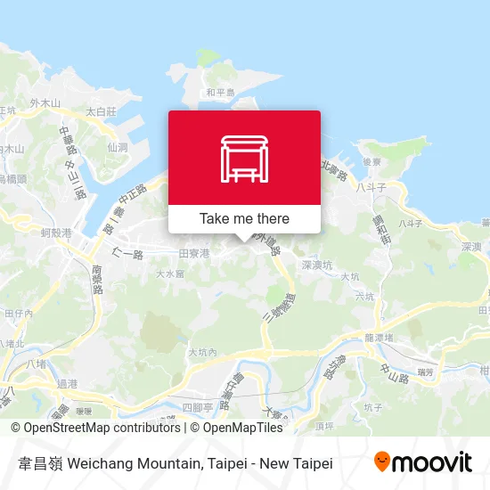 韋昌嶺 Weichang Mountain map