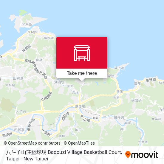 八斗子山莊籃球場 Badouzi Village Basketball Court地圖