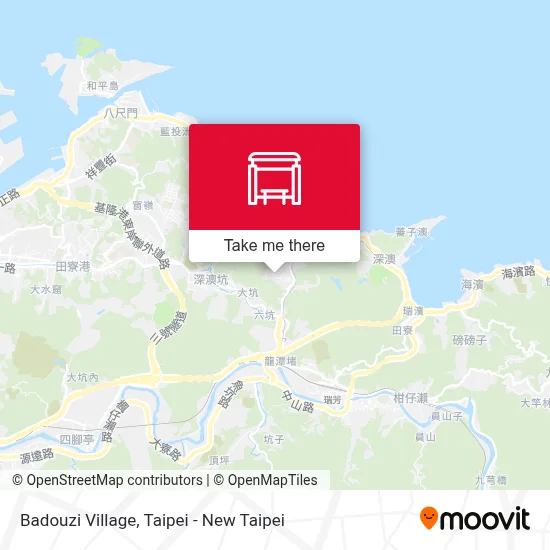 八斗子山莊 Badouzi Village地圖