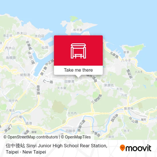 信中後站 Sinyi Junior High School Rear Station地圖