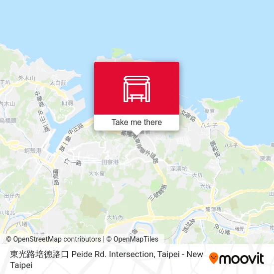 東光路培德路口 Peide Rd. Intersection map