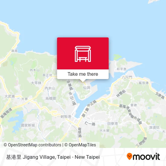 基港里 Jigang Village map