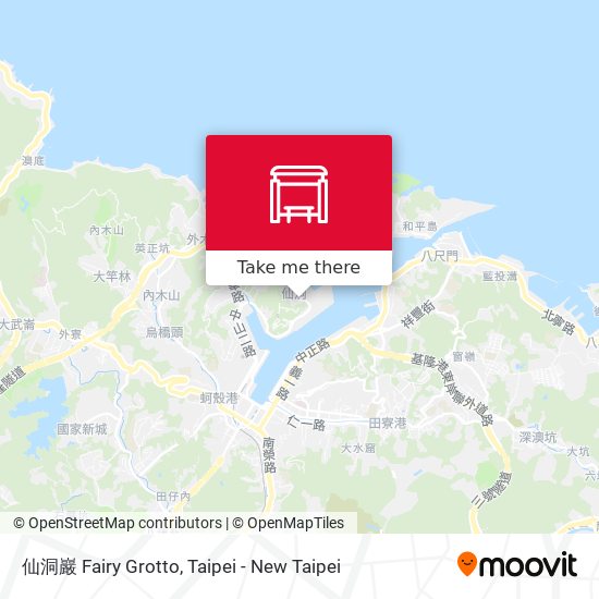 仙洞巖 Fairy Grotto map
