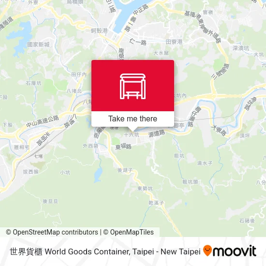 世界貨櫃 World Goods Container map