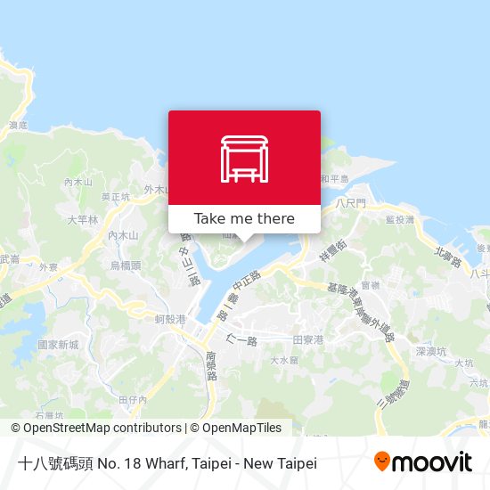 十八號碼頭 No. 18 Wharf地圖