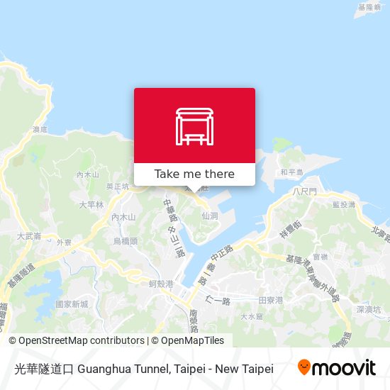 光華隧道口 Guanghua Tunnel map