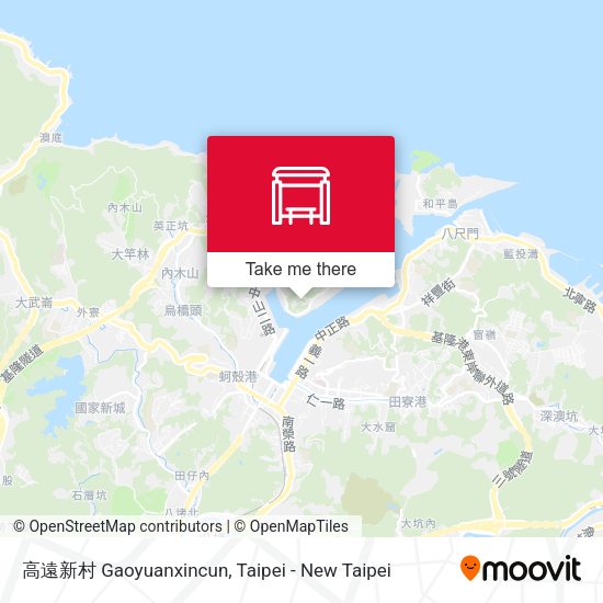 高遠新村 Gaoyuanxincun map