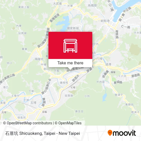 石厝坑 Shicuokeng map