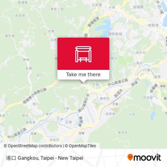 港口 Gangkou map