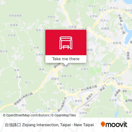自強路口 Ziqiang Intersection map