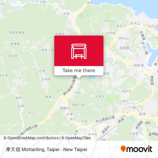 摩天嶺 Motianling map