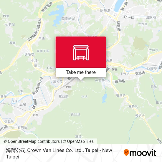 海灣公司 Crown Van Lines Co. Ltd. map