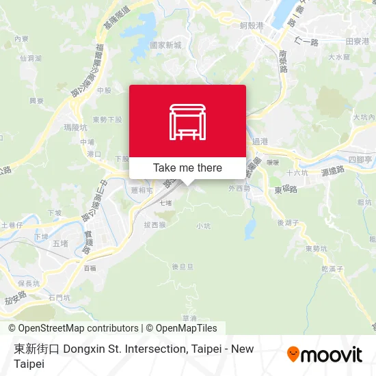 東新街口 Dongxin St. Intersection map