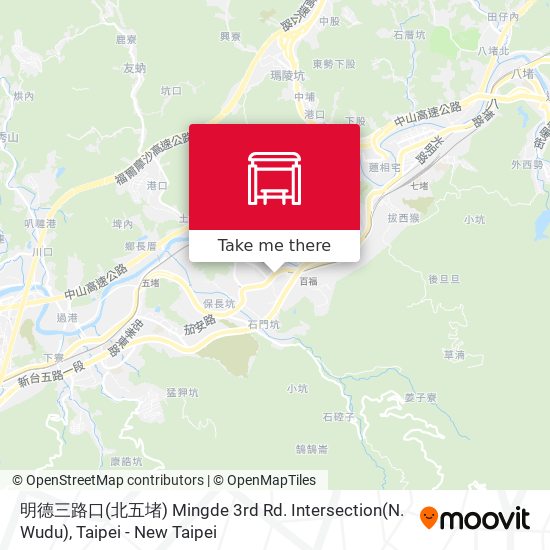 明德三路口(北五堵) Mingde 3rd Rd. Intersection(N. Wudu)地圖