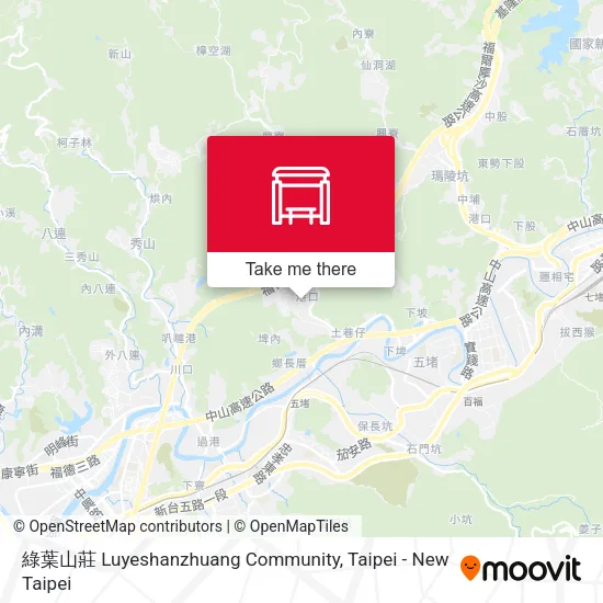綠葉山莊 Luyeshanzhuang Community map