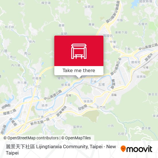 麗景天下社區 Lijingtianxia Community map