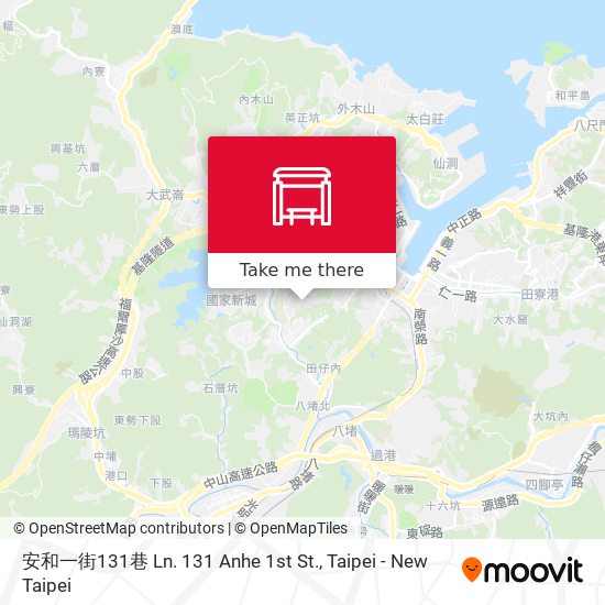 安和一街131巷 Ln. 131 Anhe 1st St.地圖