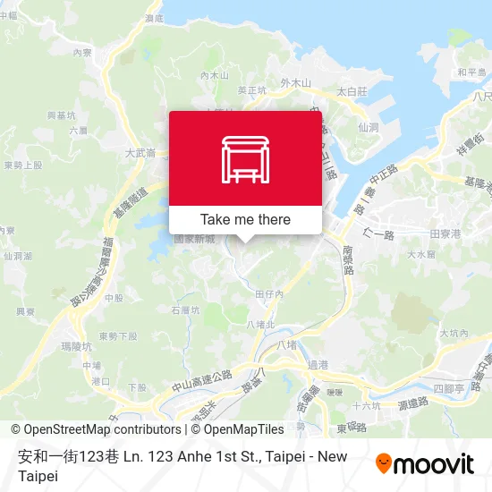 安和一街123巷 Ln. 123 Anhe 1st St. map