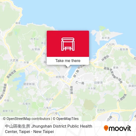 中山區衛生所 Jhungshan District Public Health Center地圖
