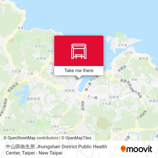 中山區衛生所 Jhungshan District Public Health Center map