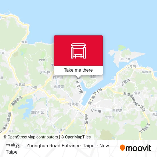 中華路口 Zhonghua Road Entrance map