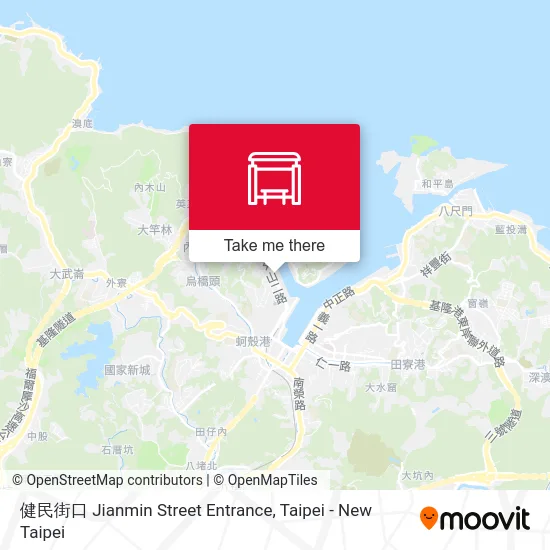 健民街口 Jianmin Street Entrance map