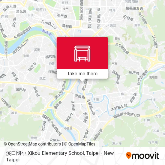 溪口國小 Xikou Elementary School map