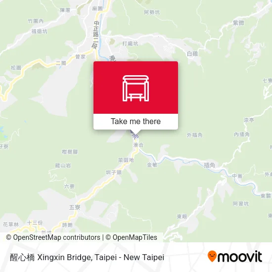 醒心橋 Xingxin Bridge map