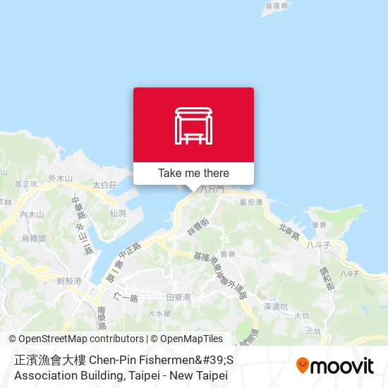 正濱漁會大樓 Chen-Pin Fishermen&#39;S Association Building地圖