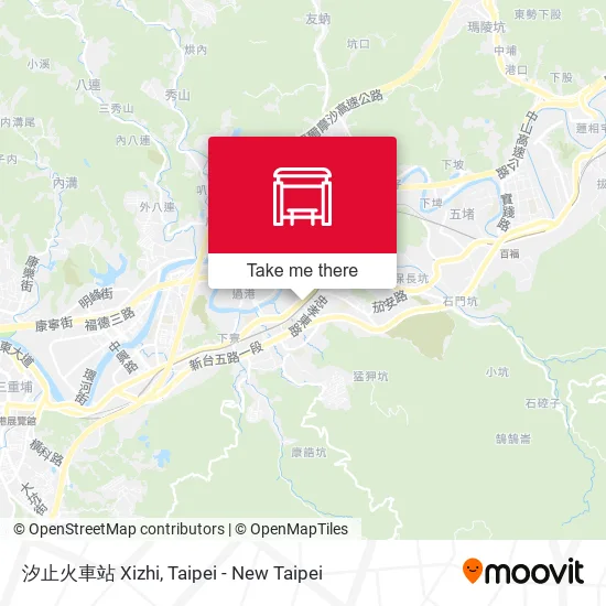 汐止火車站 Xizhi map