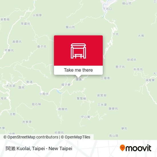 闊瀨 Kuolai map