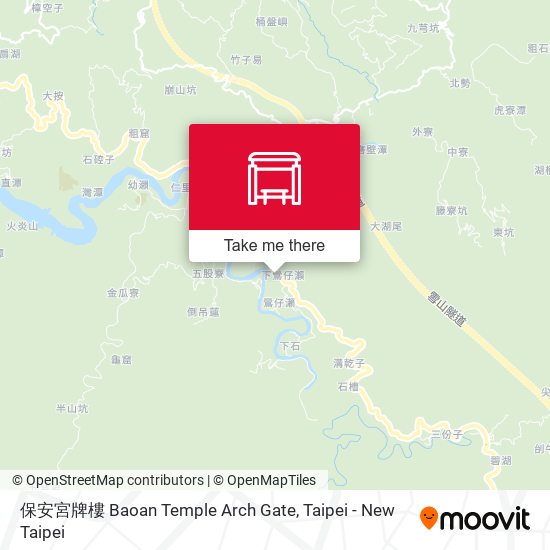 保安宮牌樓 Baoan Temple Arch Gate地圖