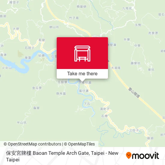 保安宮牌樓 Baoan Temple Arch Gate map