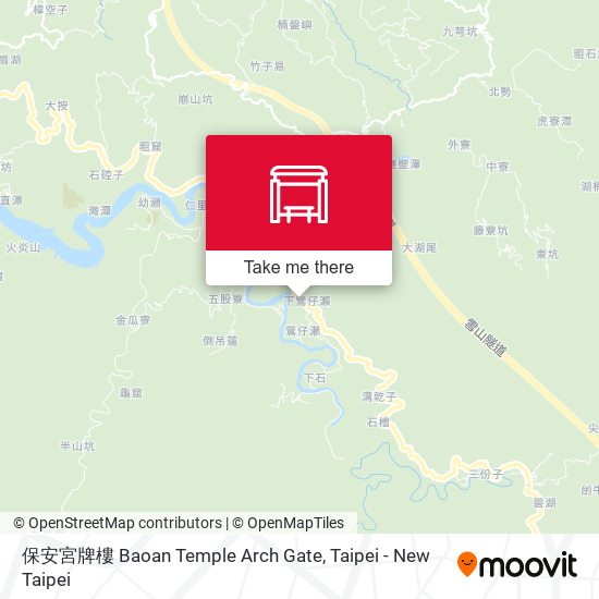 保安宮牌樓 Baoan Temple Arch Gate地圖