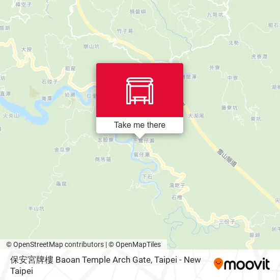 保安宮牌樓 Baoan Temple Arch Gate map