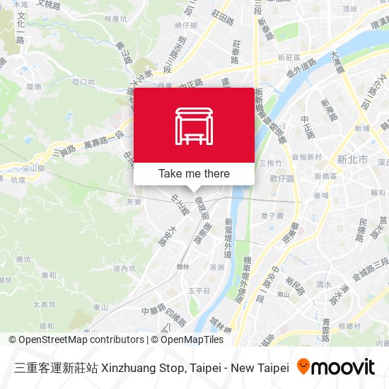 三重客運新莊站 Xinzhuang Stop地圖