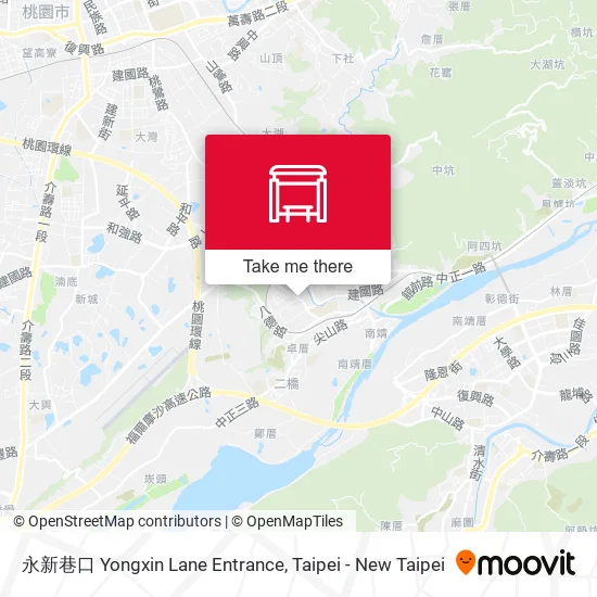 永新巷口 Yongxin Lane Entrance map