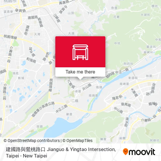 建國路與鶯桃路口 Jianguo & Yingtao Intersection map