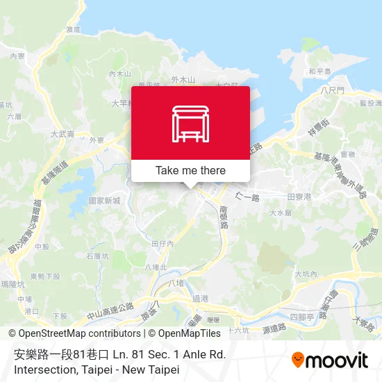 安樂路一段81巷口 Ln. 81 Sec. 1 Anle Rd.  Intersection地圖
