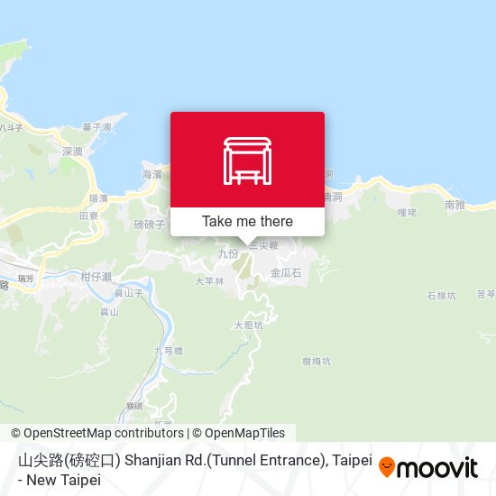 山尖路(磅硿口) Shanjian Rd.(Tunnel Entrance) map