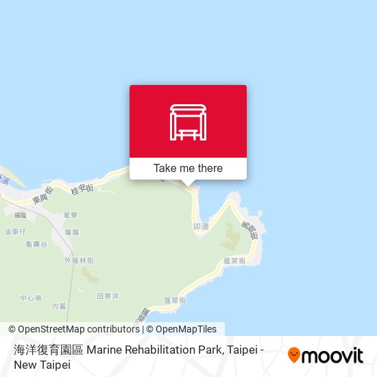 海洋復育園區 Marine Rehabilitation Park map