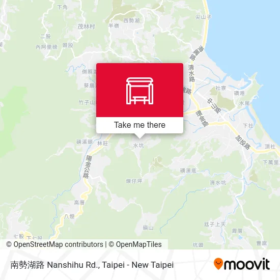 南勢湖路 Nanshihu Rd. map