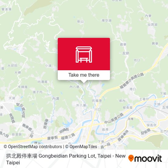拱北殿停車場 Gongbeidian Parking Lot map