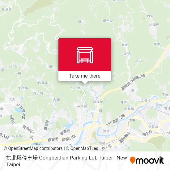 拱北殿停車場 Gongbeidian Parking Lot map