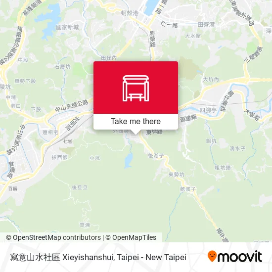 寫意山水社區 Xieyishanshui map