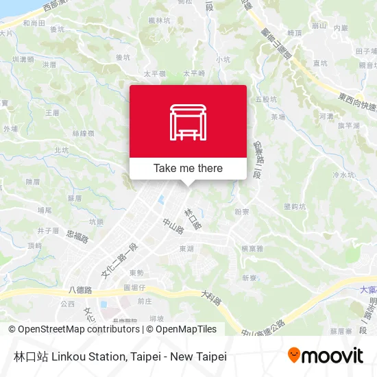 林口站 Linkou Station map