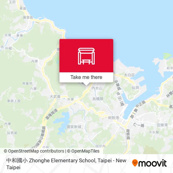 中和國小 Zhonghe Elementary School map