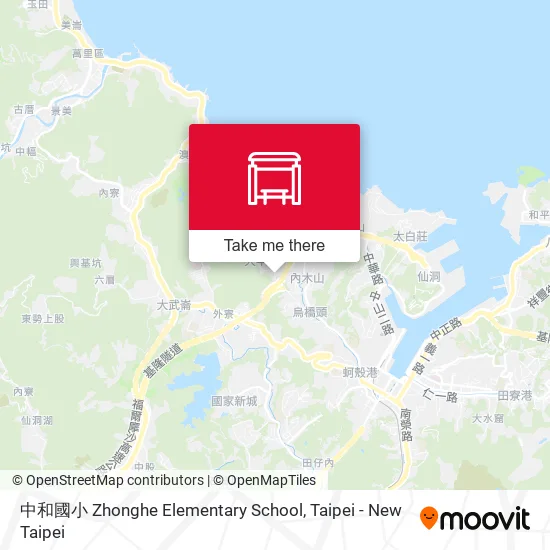 中和國小 Zhonghe Elementary School map