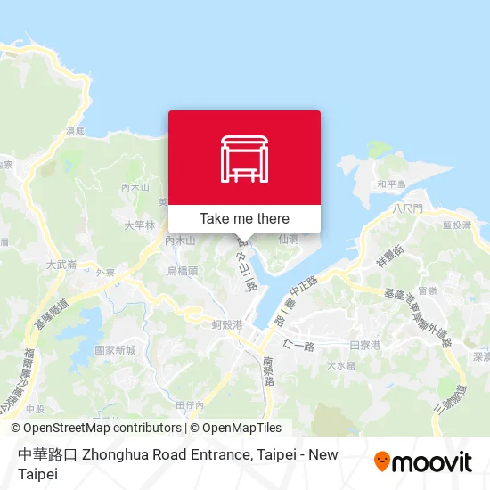中華路口 Zhonghua Road Entrance map