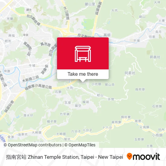 指南宮站 Zhinan Temple Station地圖